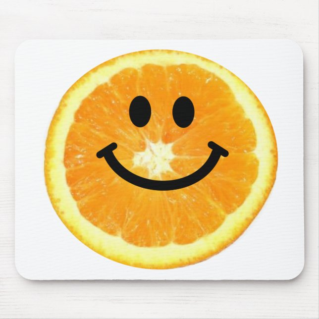 Orange Slice Mouse Pad (Front)
