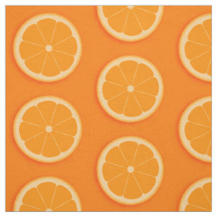 Orange slice orange fruits fabric