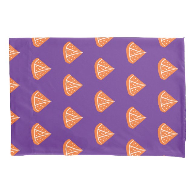 Orange Slice Pattern Pillowcase (Front)
