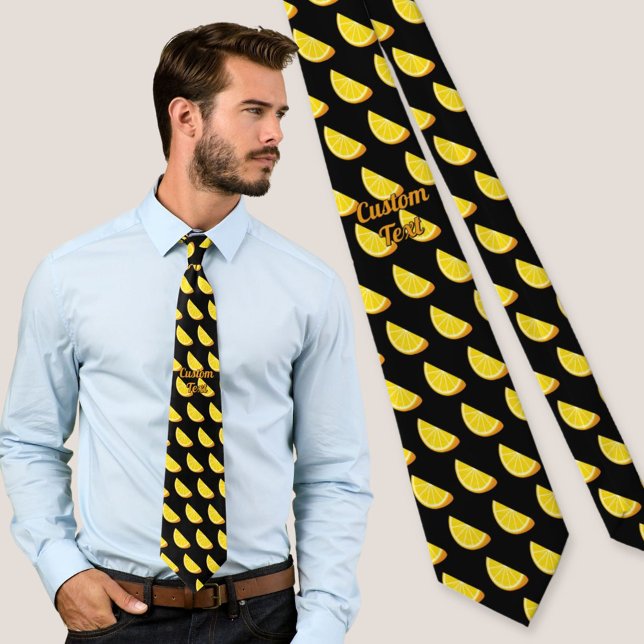 Orange Slice Pattern Tie (Creator Uploaded)