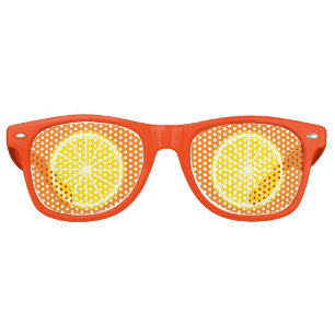 Orange Slice Retro Sunglasses