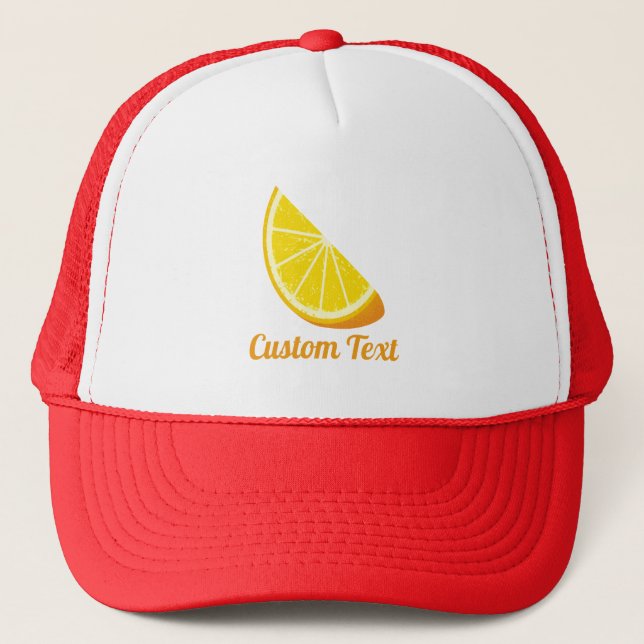 Orange Slice Trucker Hat (Front)