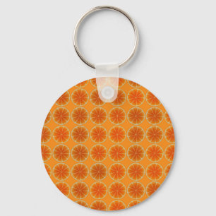 Orange Slices Collage Key Ring