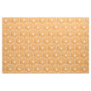 Orange slices fabric