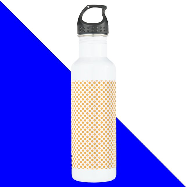 Orange Slices Fruit Pattern 710 Ml Water Bottle (A water bottle with a fun orange fruit pattern!)
