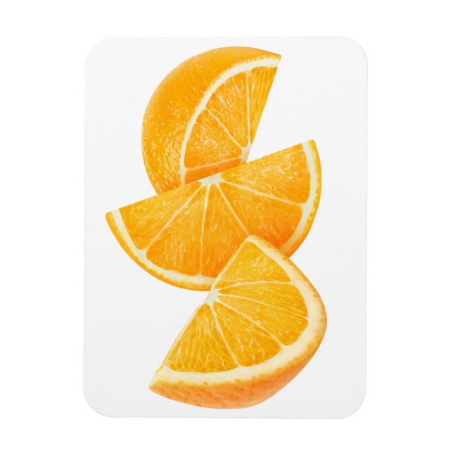 Orange slices magnet (Vertical)