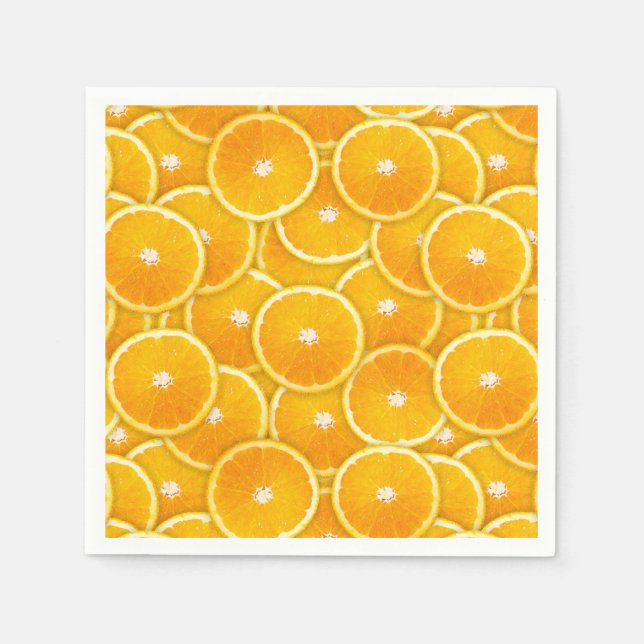 Orange slices napkin (Front)