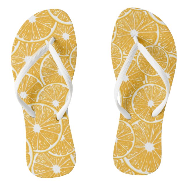 Orange slices pattern design jandals (Footbed)