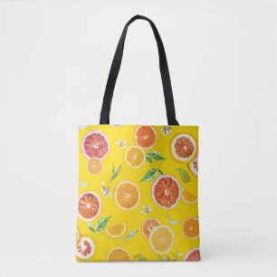 Orange slices #pattern #trendy #style tote bag