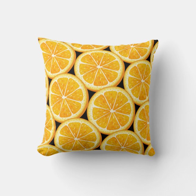 Orange Slices Pillow (Front)