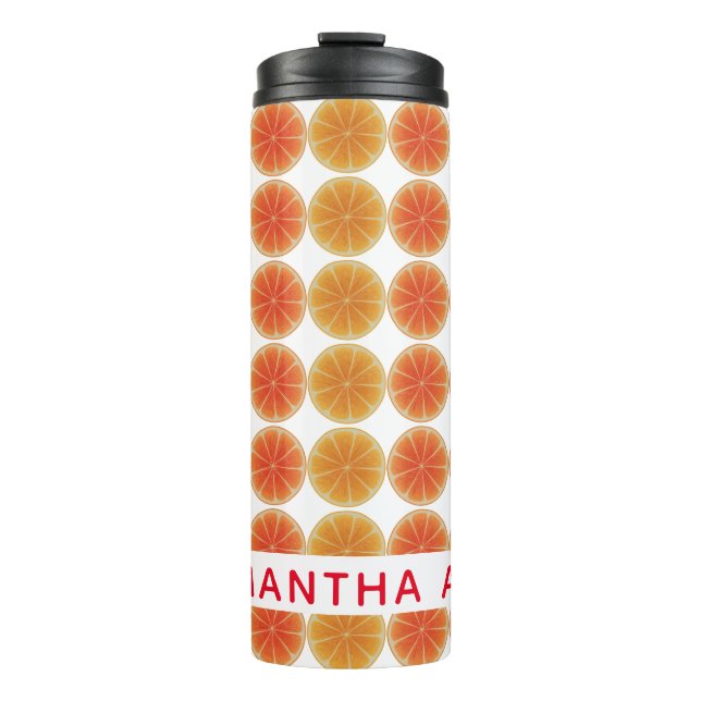 Orange Slices Thermal Tumbler (Front)