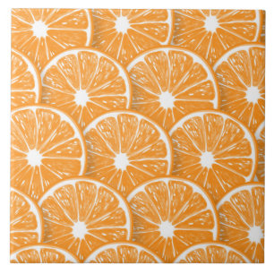 Orange slices tile
