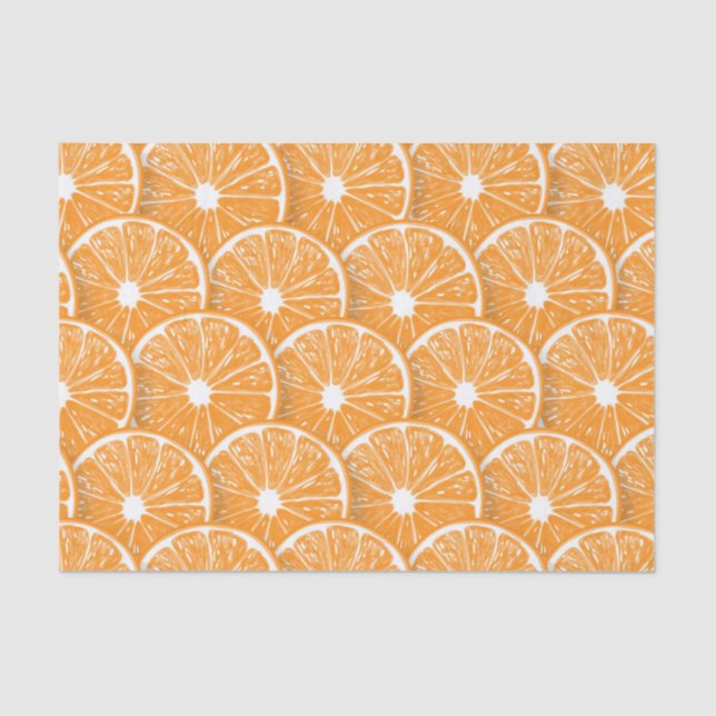 Orange slices tissue paper (Front)