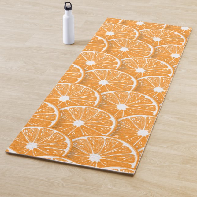 Orange slices yoga mat (In Situ)