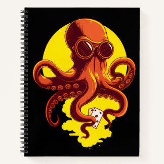 Orange Smart Octopus Notebook