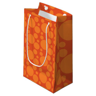 Orange Soap Bubbles  Small Gift Bag