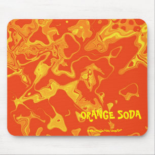 ORANGE SODA MOUSE PAD
