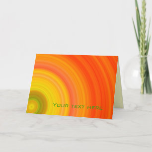 orange solar graphic card