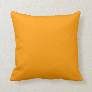Orange Solid Accent Pillow