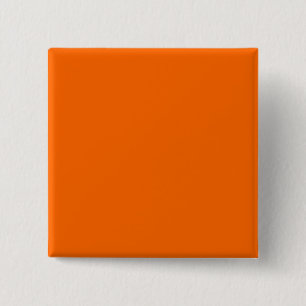 Orange Solid Colour Background Template 15 Cm Square Badge