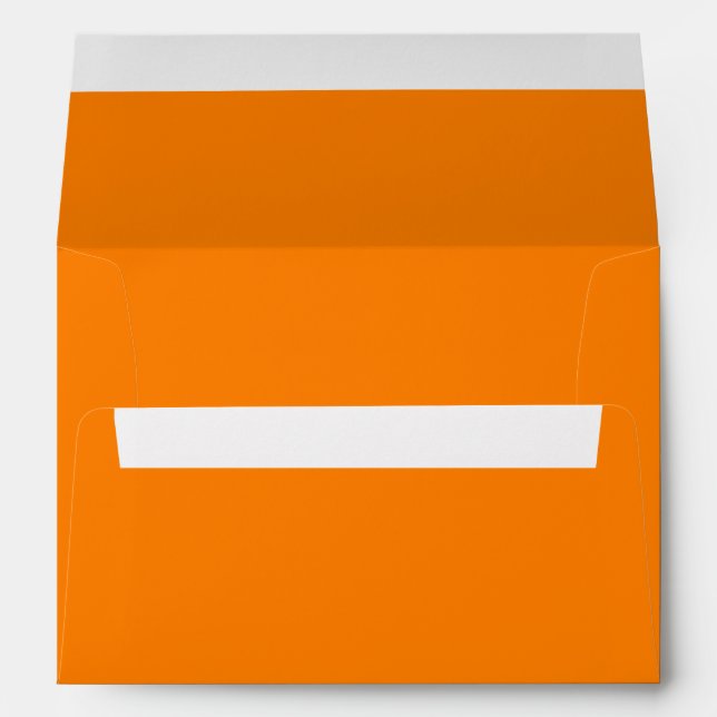 Orange Solid Colour Envelope (Back (Bottom))
