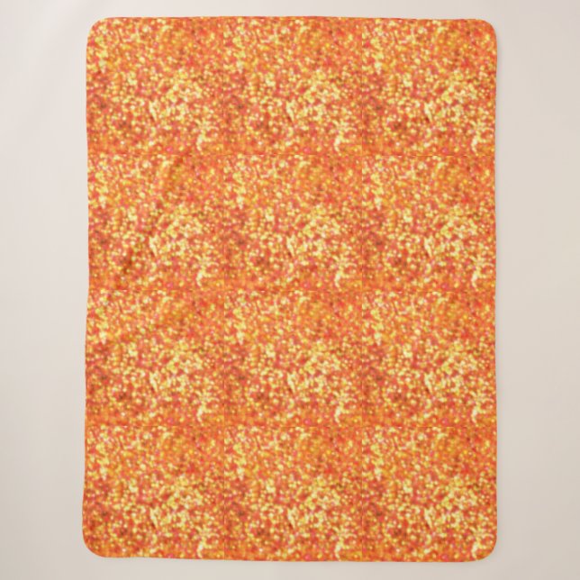 Orange Spark Blanket Large (Front)