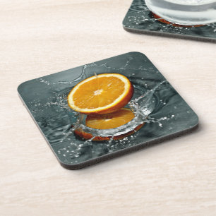 Orange Splash coasters