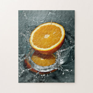 Orange Splash photo puzzle