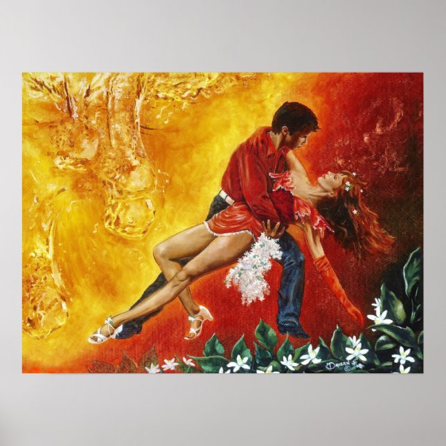 Orange Splash Poster (Front)