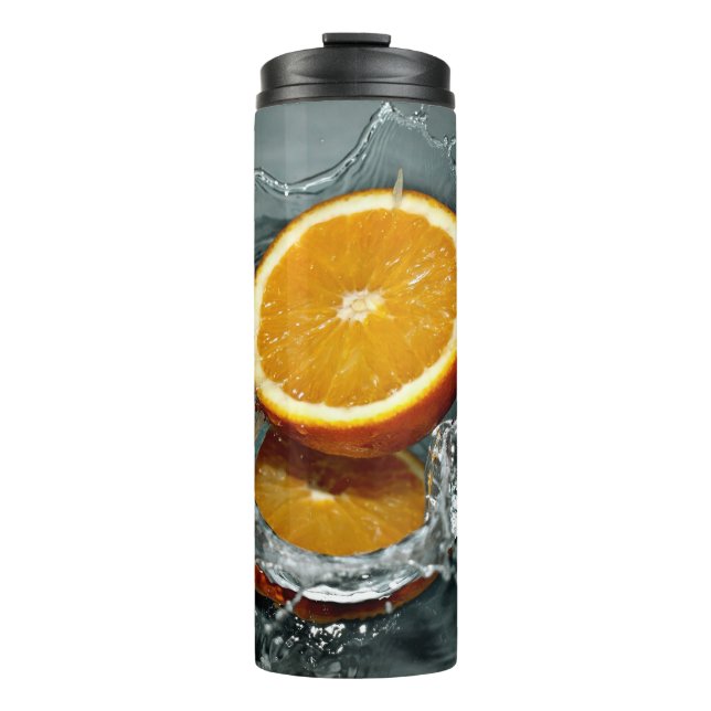 Orange Splash tumbler (Front)