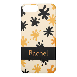 Orange Splat Attack Personalised iphone 7 Case-Mate iPhone Case