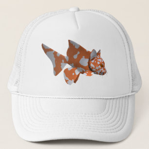 Orange Spotted Catfish Trucker Hat