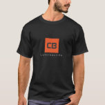 Orange Square Monogram Construction, Electrical T-Shirt<br><div class="desc">Coordinates with the Orange Square Monogram Construction, Electrical Business Card Template by 1201AM. Bold initials are centred on an orange square set to create a unique logo on this customisable t-shirt design for construction businesses, electrical services, contractors, builders and more. Please contact the designer for help with more initials or...</div>