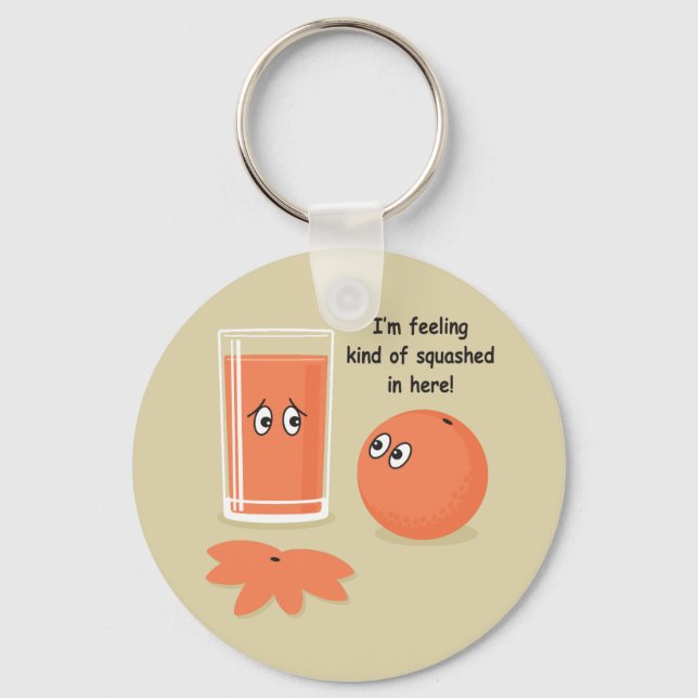 Orange Squash Key Ring (Front)