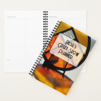 Orange Stained Glass Planner