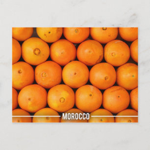 Orange Stalls in Marrakesh Morocco Postcard