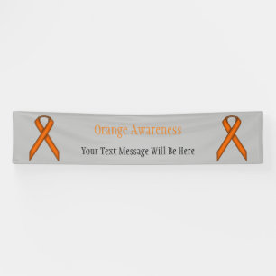 Orange Standard Ribbon Banner