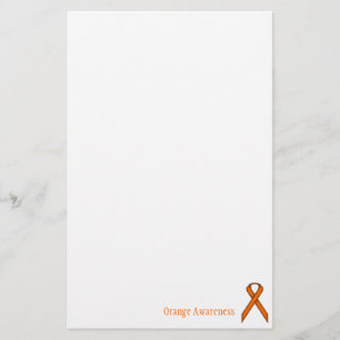 Orange Standard Ribbon by Kenneth Yoncich Stationery