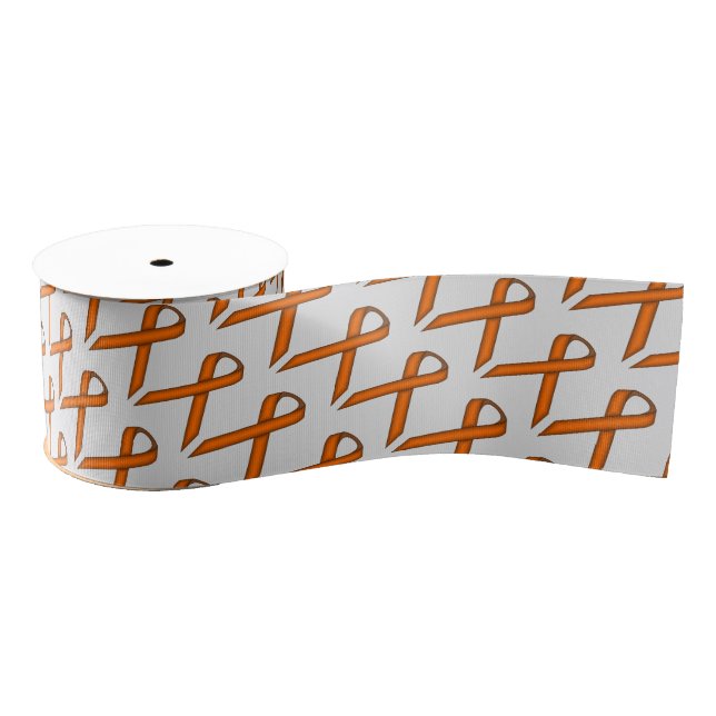 Orange Standard Ribbon Grosgrain Ribbon (Spool)