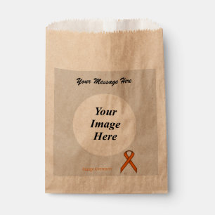 Orange Standard Ribbon Template by Kenneth Yoncich Favour Bags