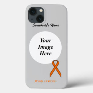 Orange Standard Ribbon Tmpl by Kenneth Yoncich iPhone 13 Case