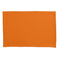 Orange Standard Size Pillow Case Pair