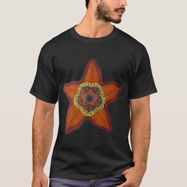 orange starfish T-Shirt (Front)