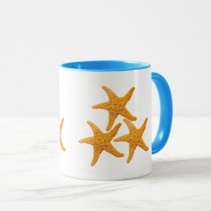 Orange Starfishes Mug