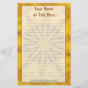Orange Stationery