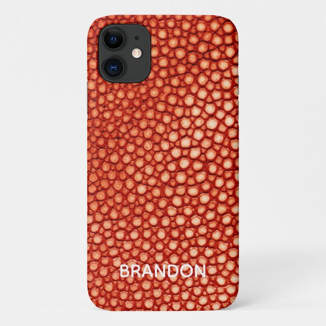 Orange Stingray  Case-Mate iPhone Case (Back)