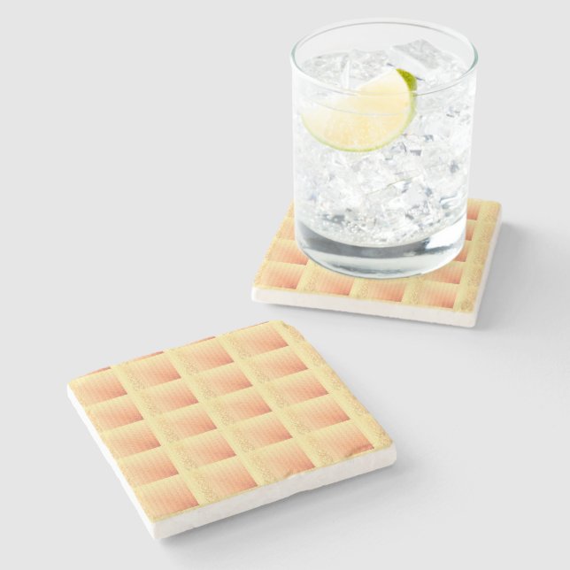Orange Stone Coaster (Side)