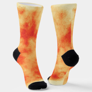 Orange Storm Cloud  Socks