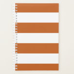 Orange Striped Planner<br><div class="desc">Cute orange striped planner</div>