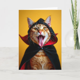 Orange Striped Vampire Roar Card